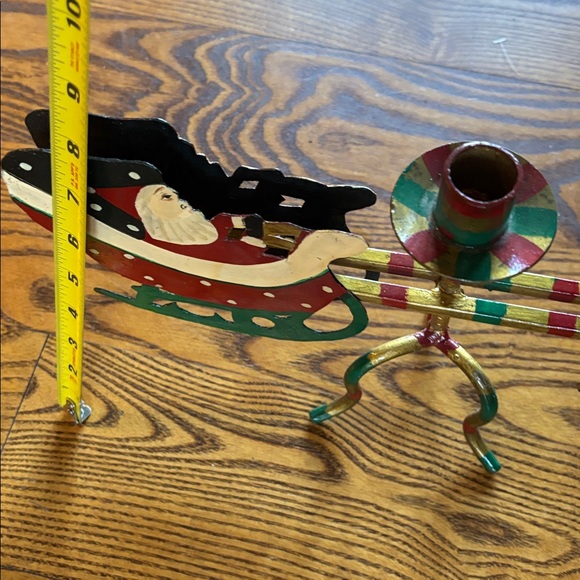 Festive Metal Reindeer Candle Holder
